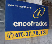 cartel PVC obra, cartel PVC, carteleria inmobiliaria